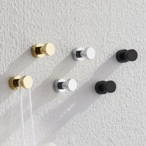 2/3/4/5pcs brass robe hooks rustproof towel hook key hat hook clothes hanger household decoration home bathroom accessories